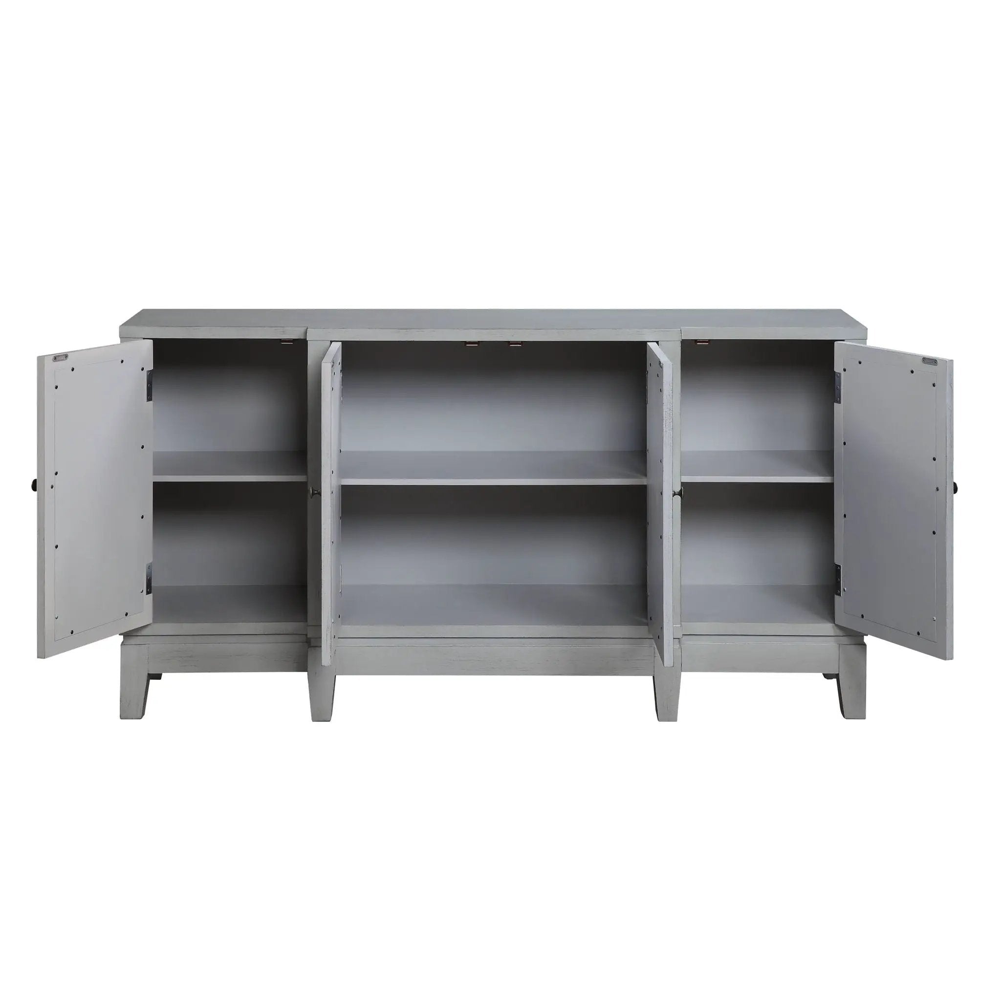 Magdi Console Cabinet - Antique Gray by HouseOfZazla