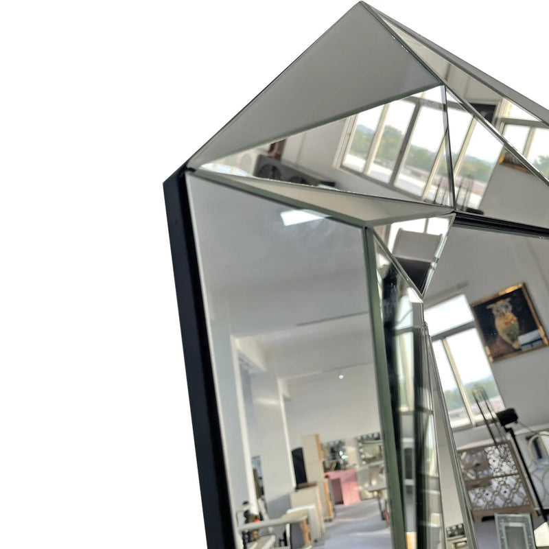 Diamond Shaped Large Wall Mirror by HouseOfZazla