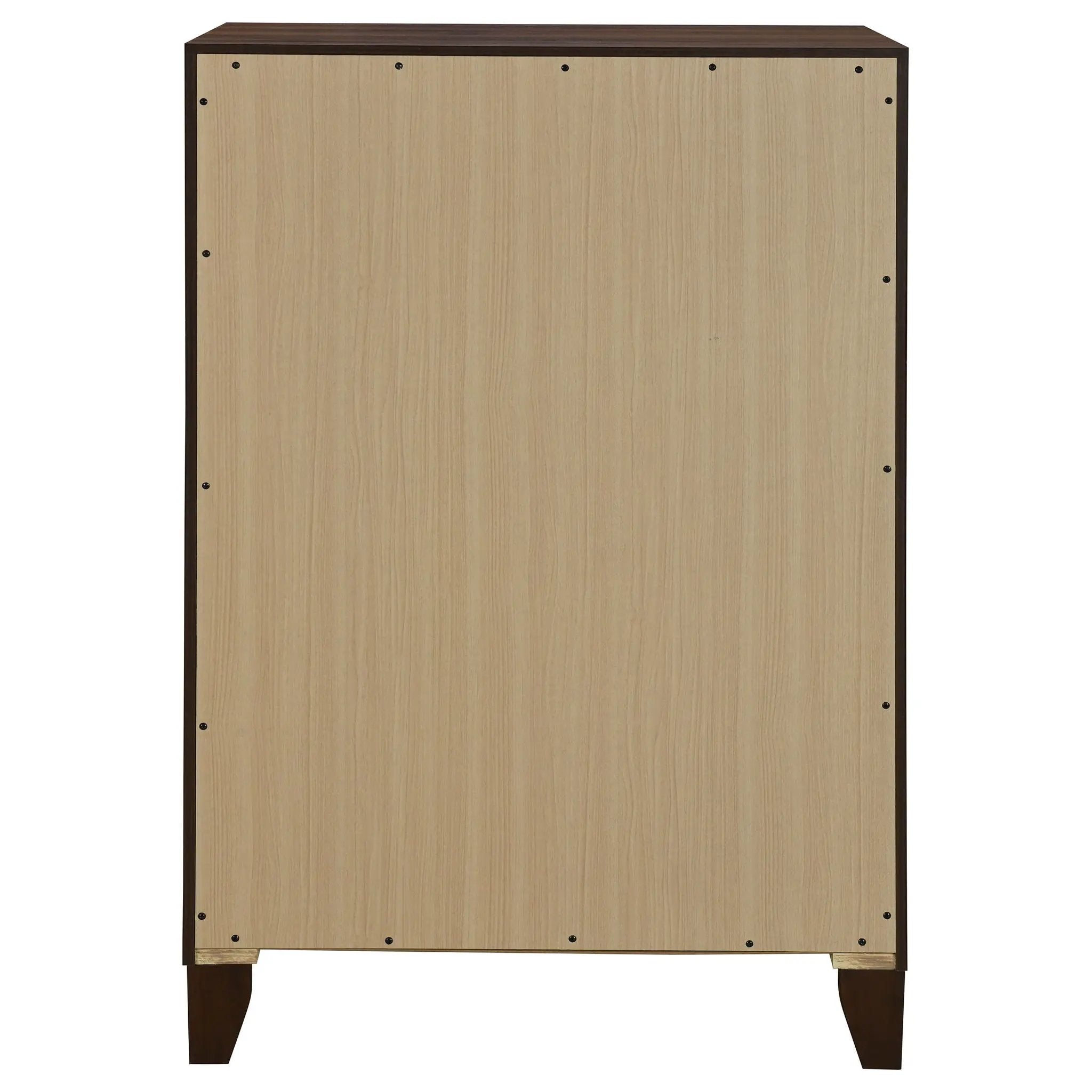 Anza - 4 Drawer Chest Storage Solution - Walnut