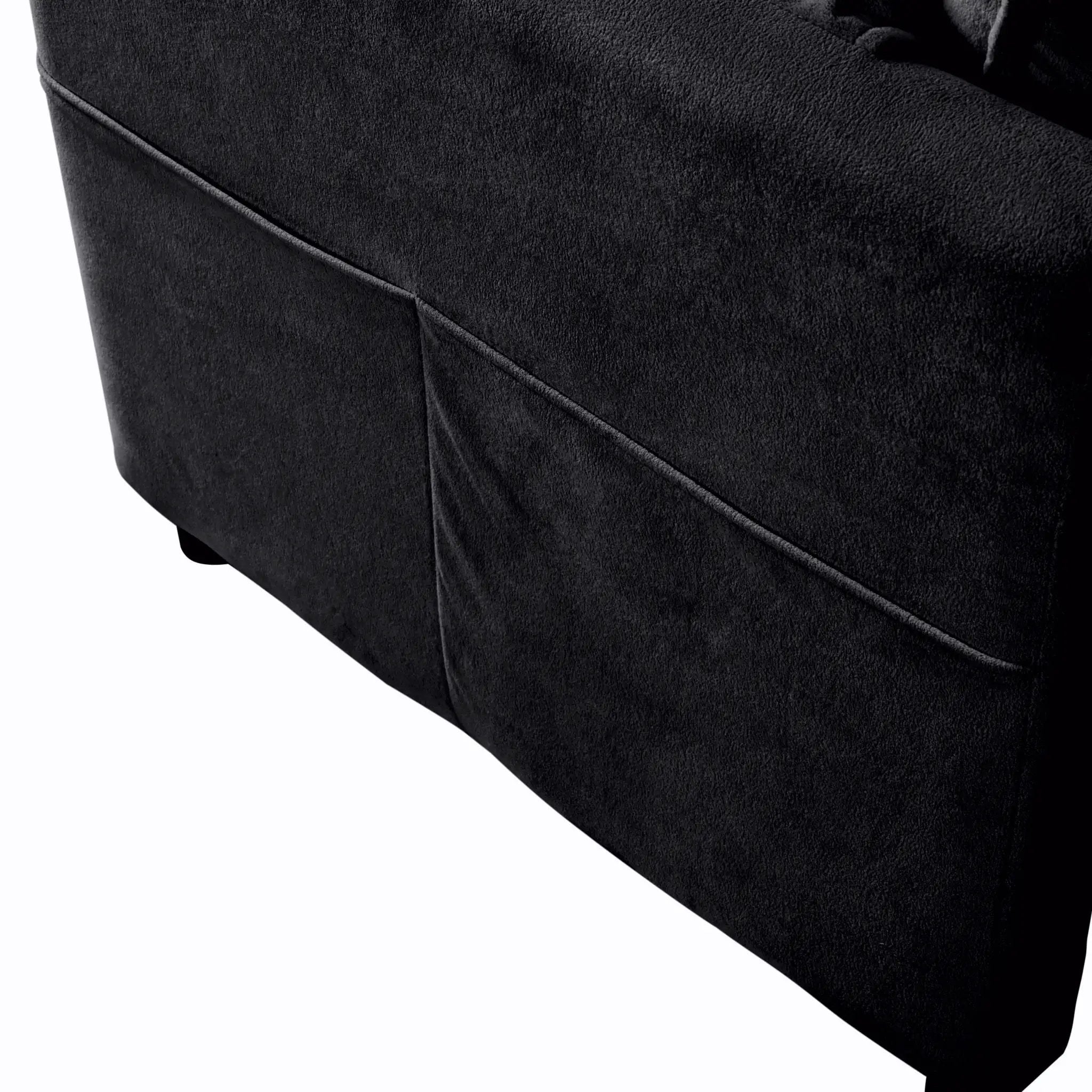 Oversized Chair With Movable Ottoman, Soft Upholstered Lounge Chair by HouseOfZazla