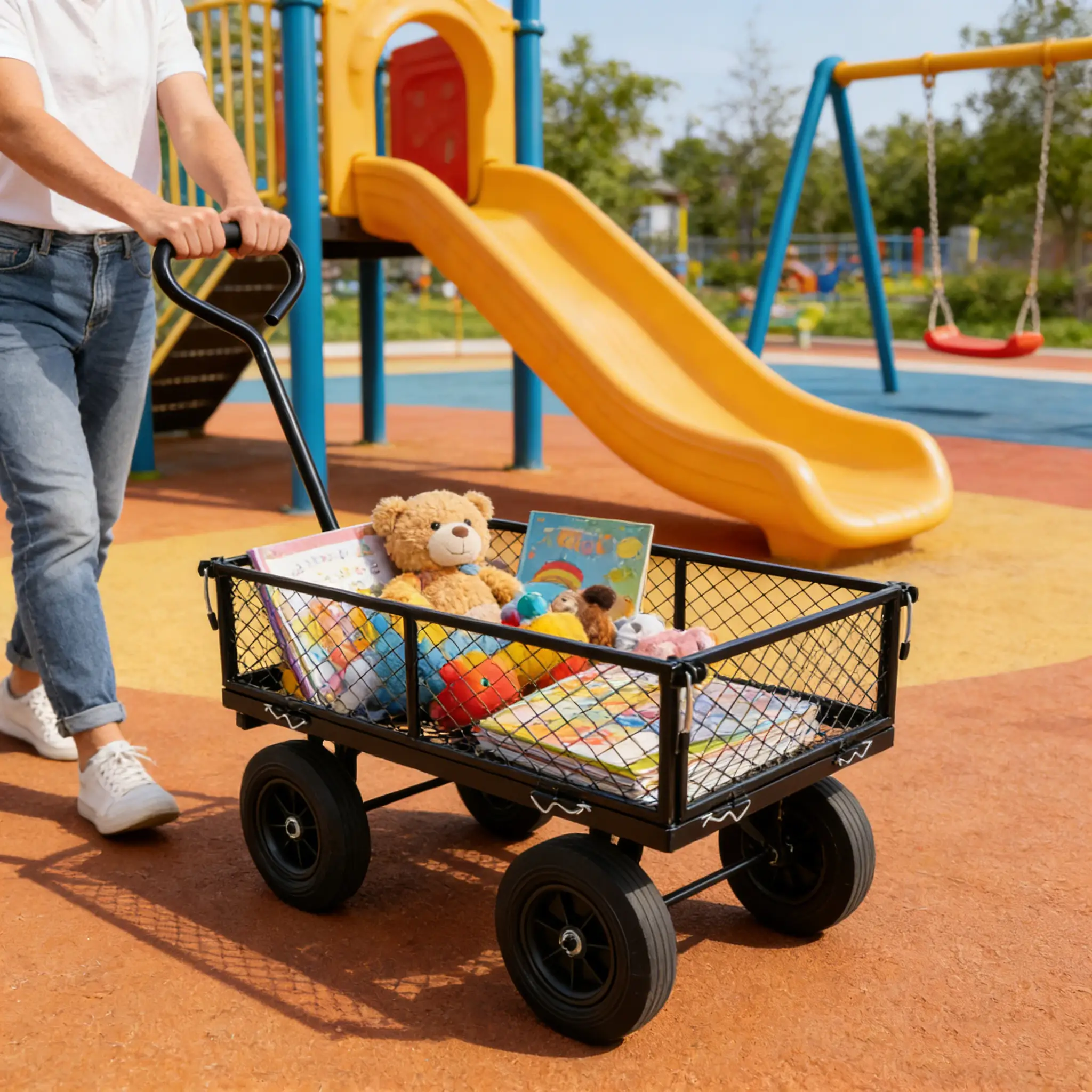Solid Wheels Garden Cart Wagon by HouseOfZazla