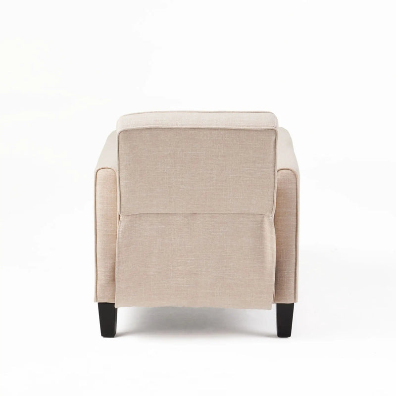 Upholstered Push Back Recliner Chair For Living Room by HouseOfZazla