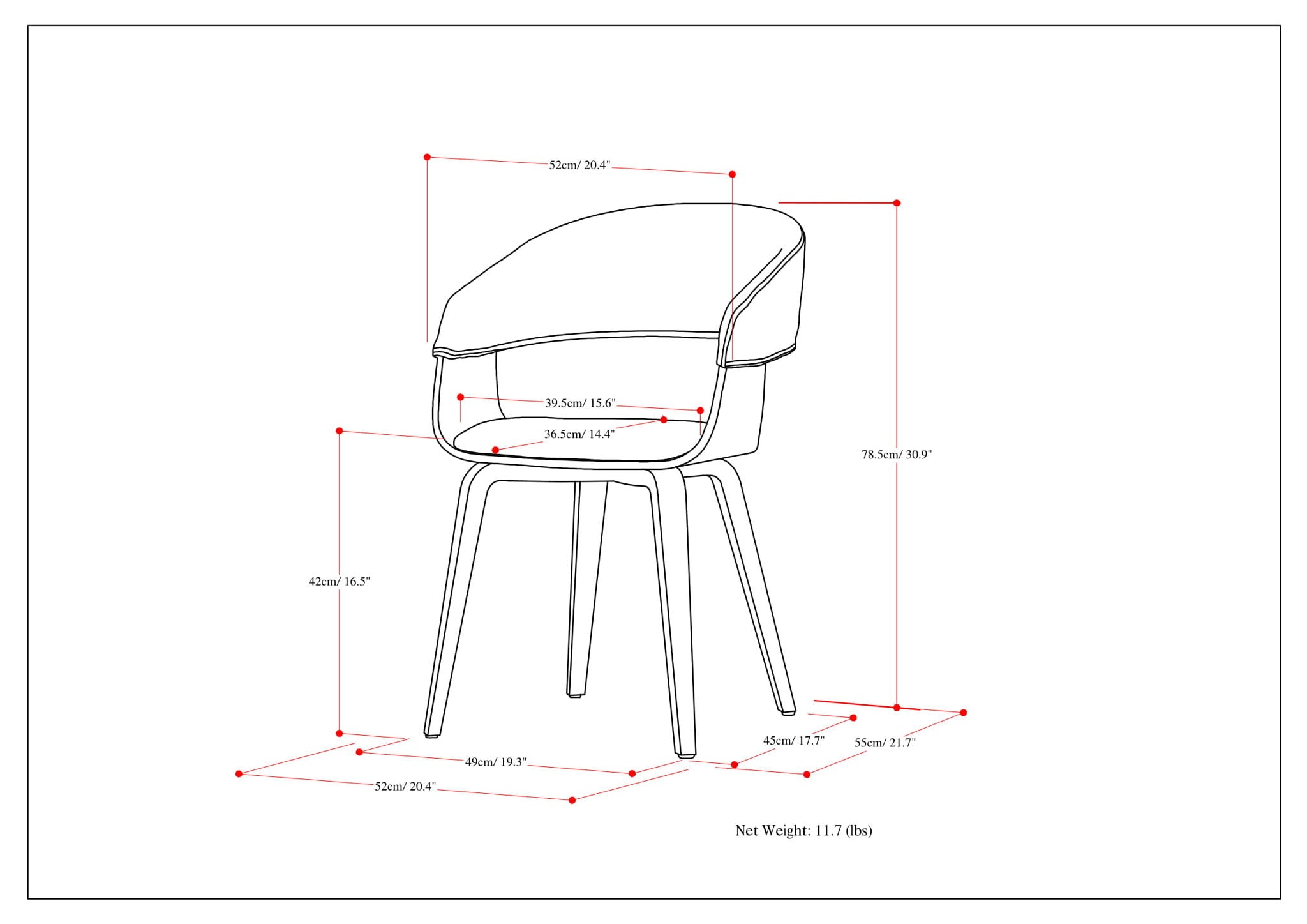 Lowell - Upholstered Bentwood Dining Chair by HouseOfZazla