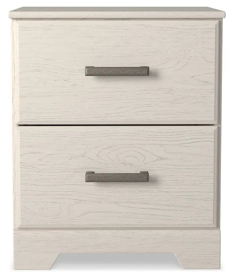 Stelsie - Two Drawer Night Stand - White by Unique Piece Furniture