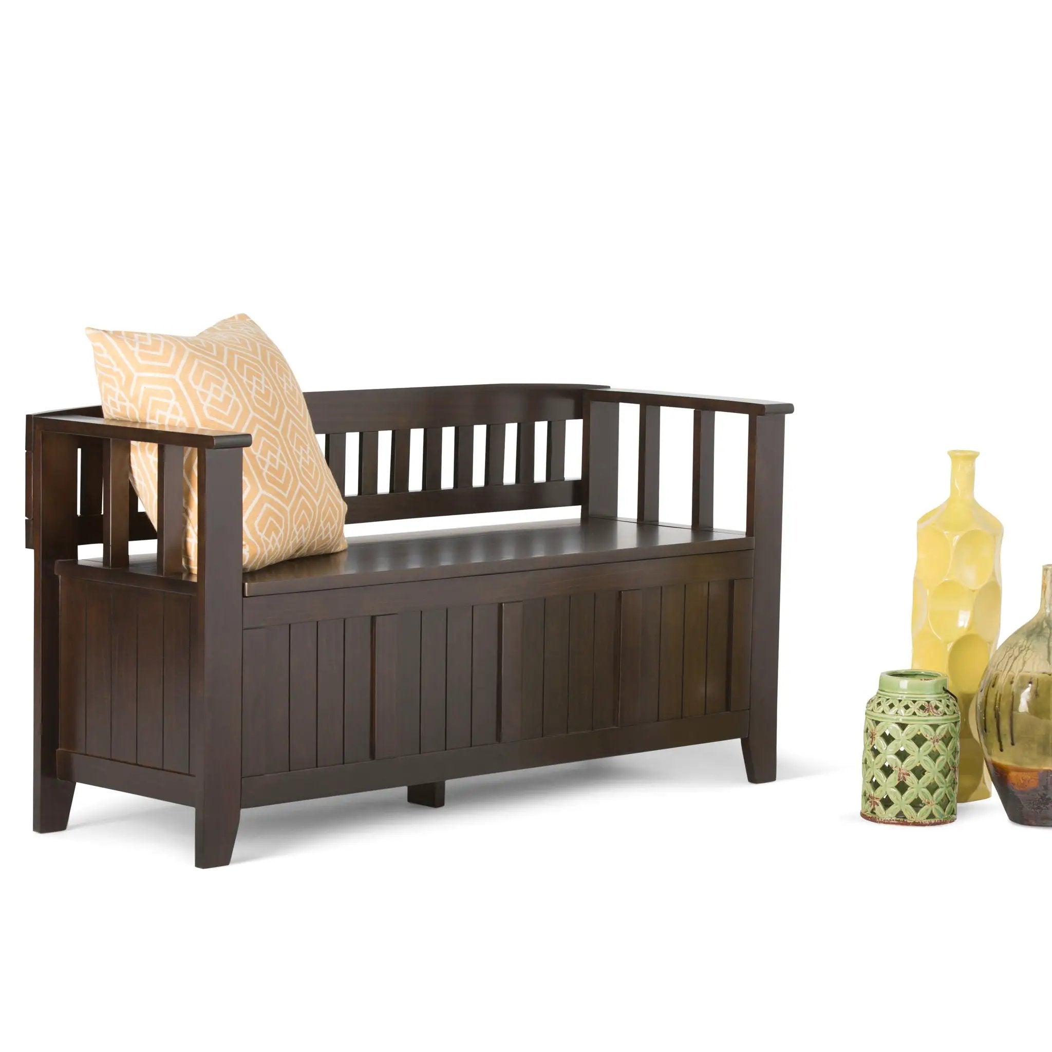 Acadian - Entryway Storage Bench, Handcrafted by Unique Piece Furniture
