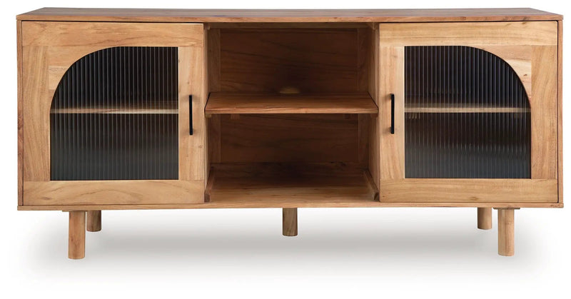 Adway - Accent Cabinet - Natural Brown by Unique Piece Furniture