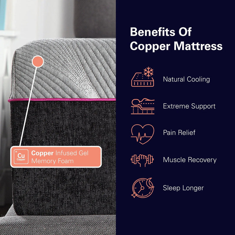 11" Renew Cooling GelCare Memory Foam Mattress by Unique Piece Furniture