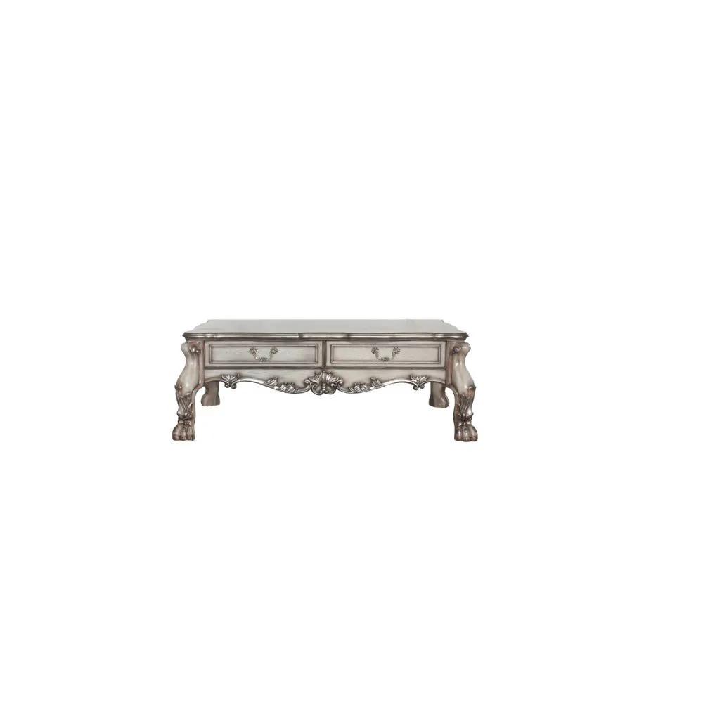 Dresden - 20" Coffee Table - Vintage Bone White by Unique Piece Furniture