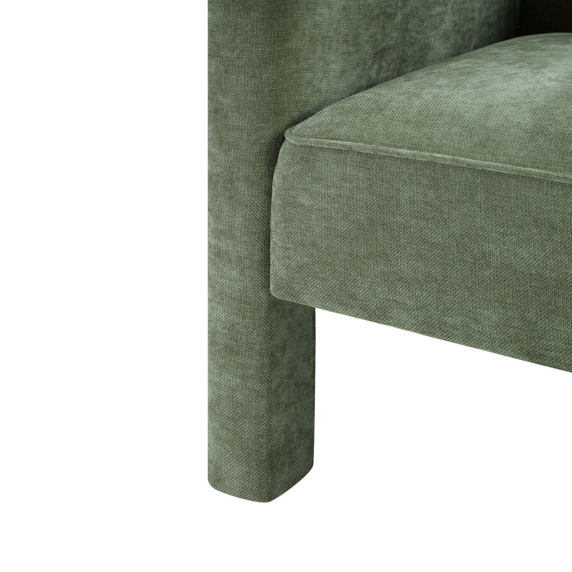 Barrel Accent Chair With Enclosed Arms by HouseOfZazla
