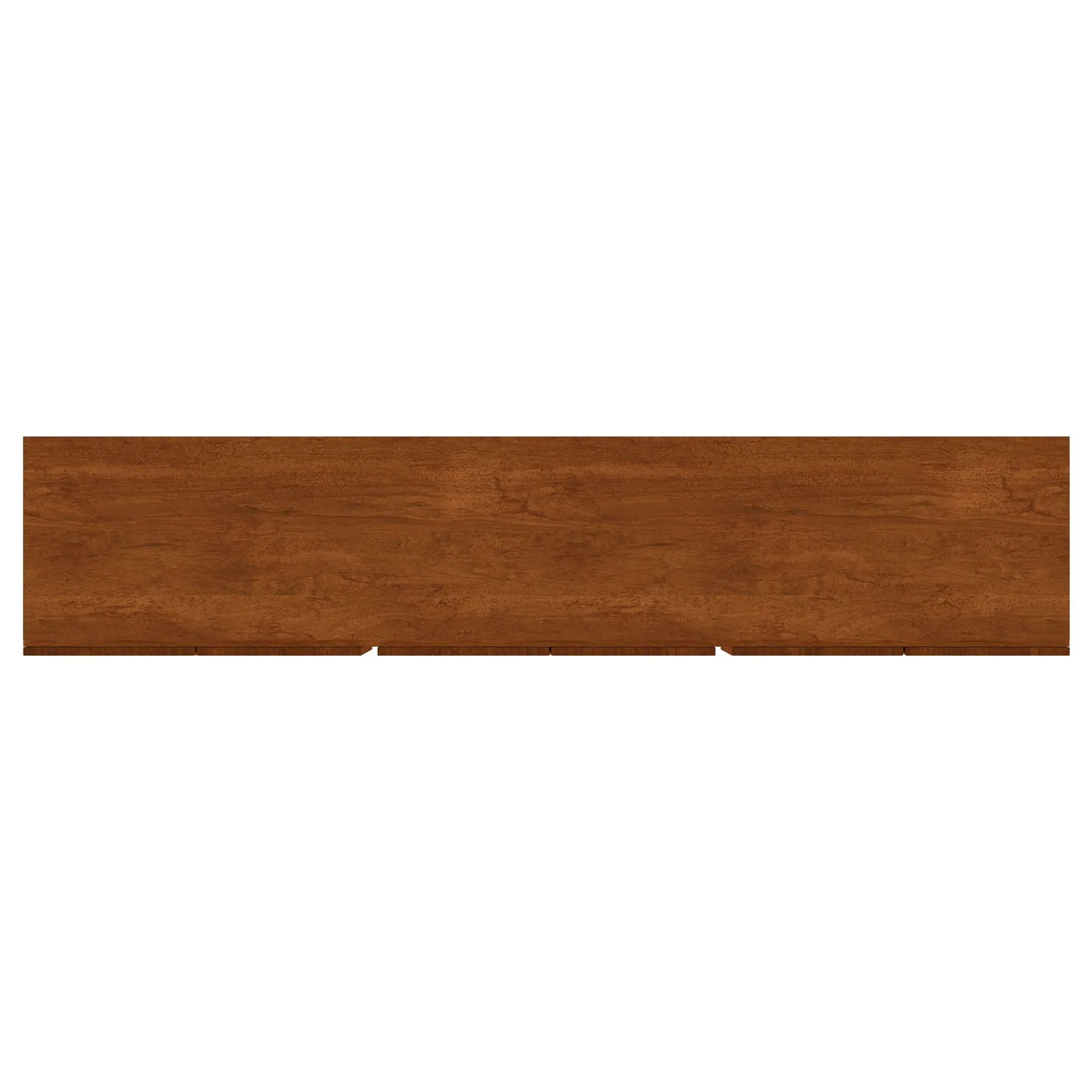 Harper - TV Stand Media Console With Curved Doors - Brown
