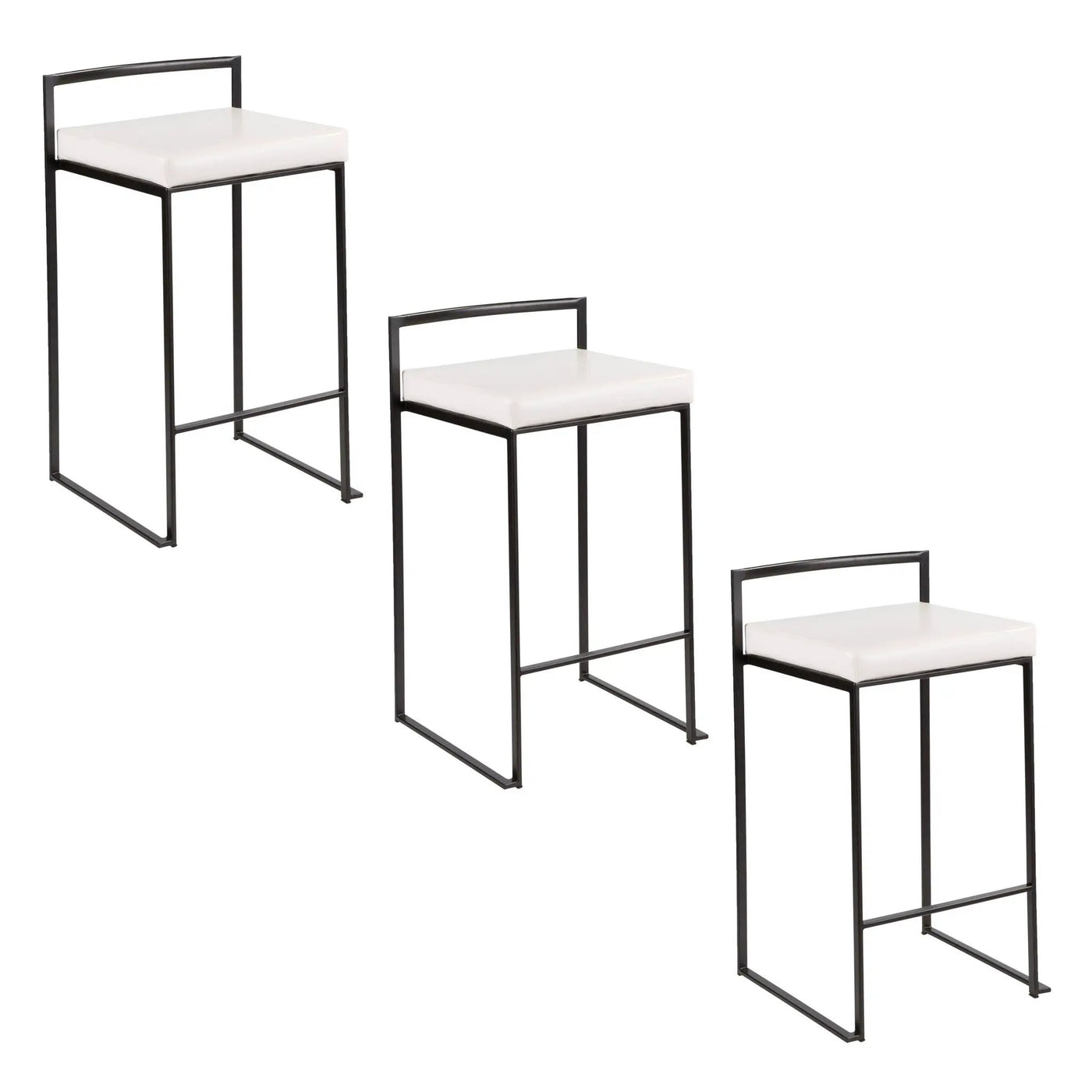 Fuji - Contemporary Style Stackable Counter Stool by HouseOfZazla