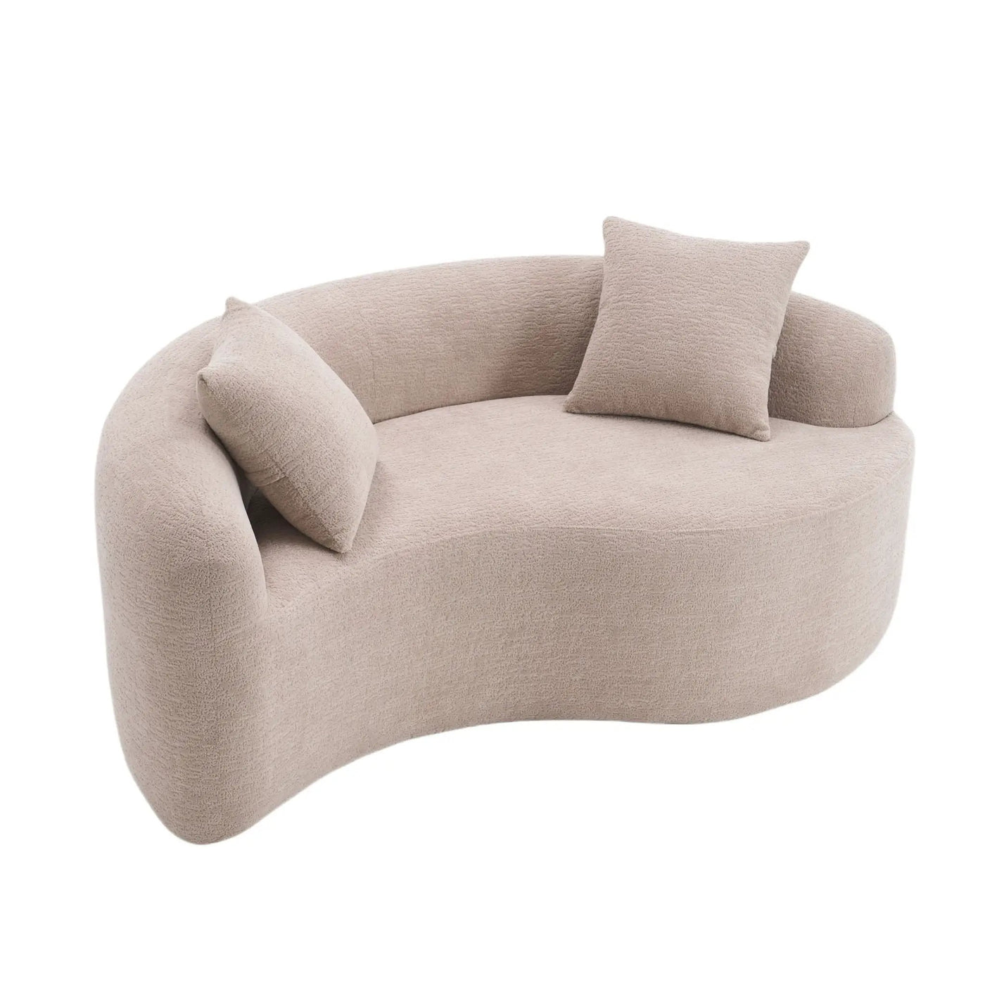 Tai Chi - Curved Dual Depth Loveseat by Unique Piece Furniture