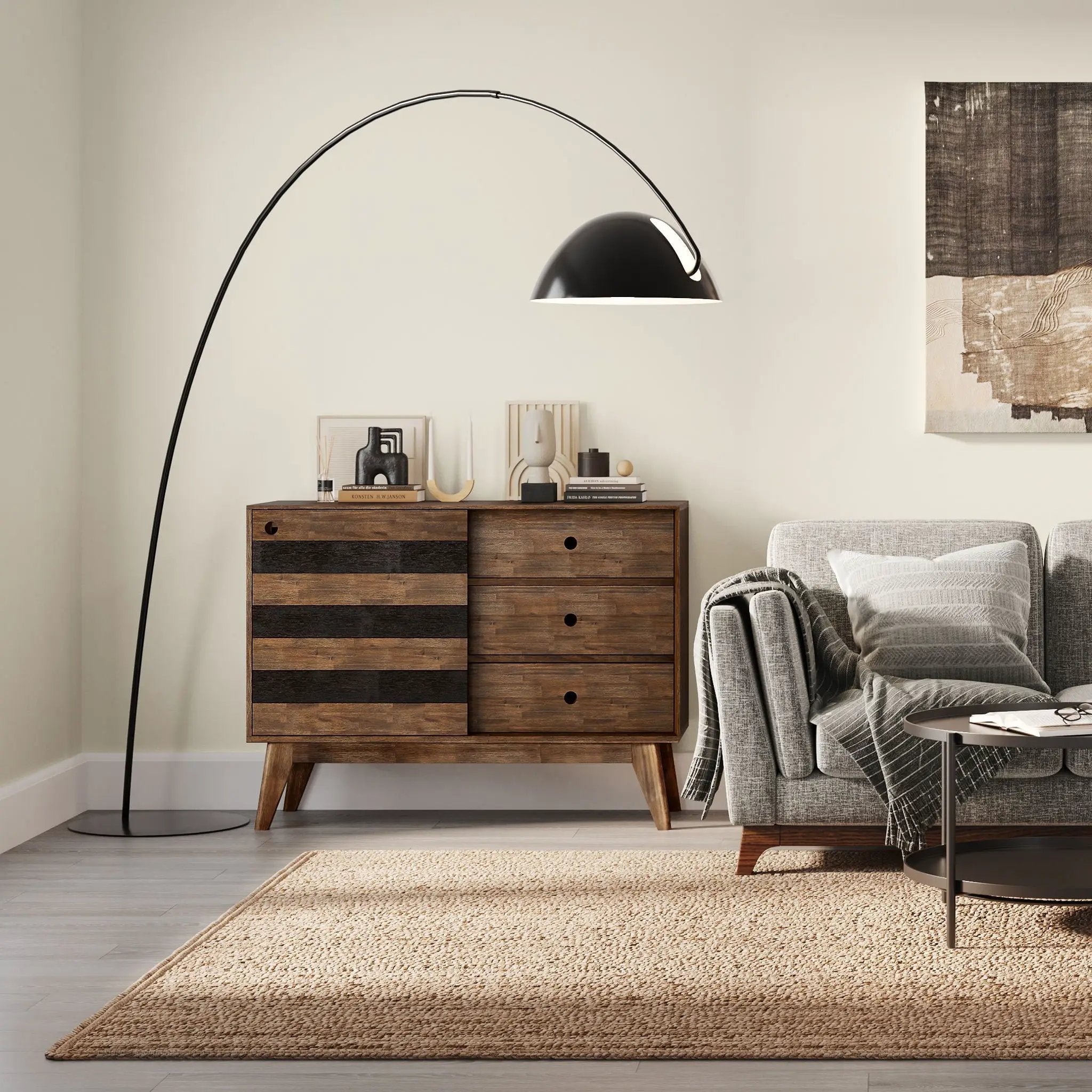 Clarkson - Medium Storage - Rustic Natural Aged Brown by HouseOfZazla
