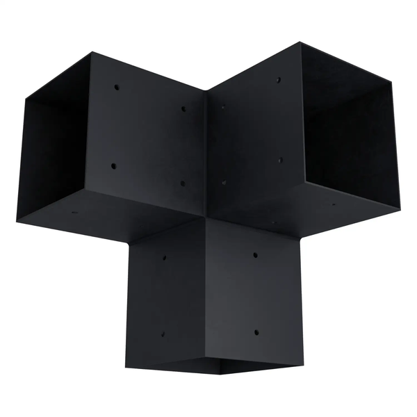 Pergola 3-Arm Post Bracket (for 6x6 Wood Posts)