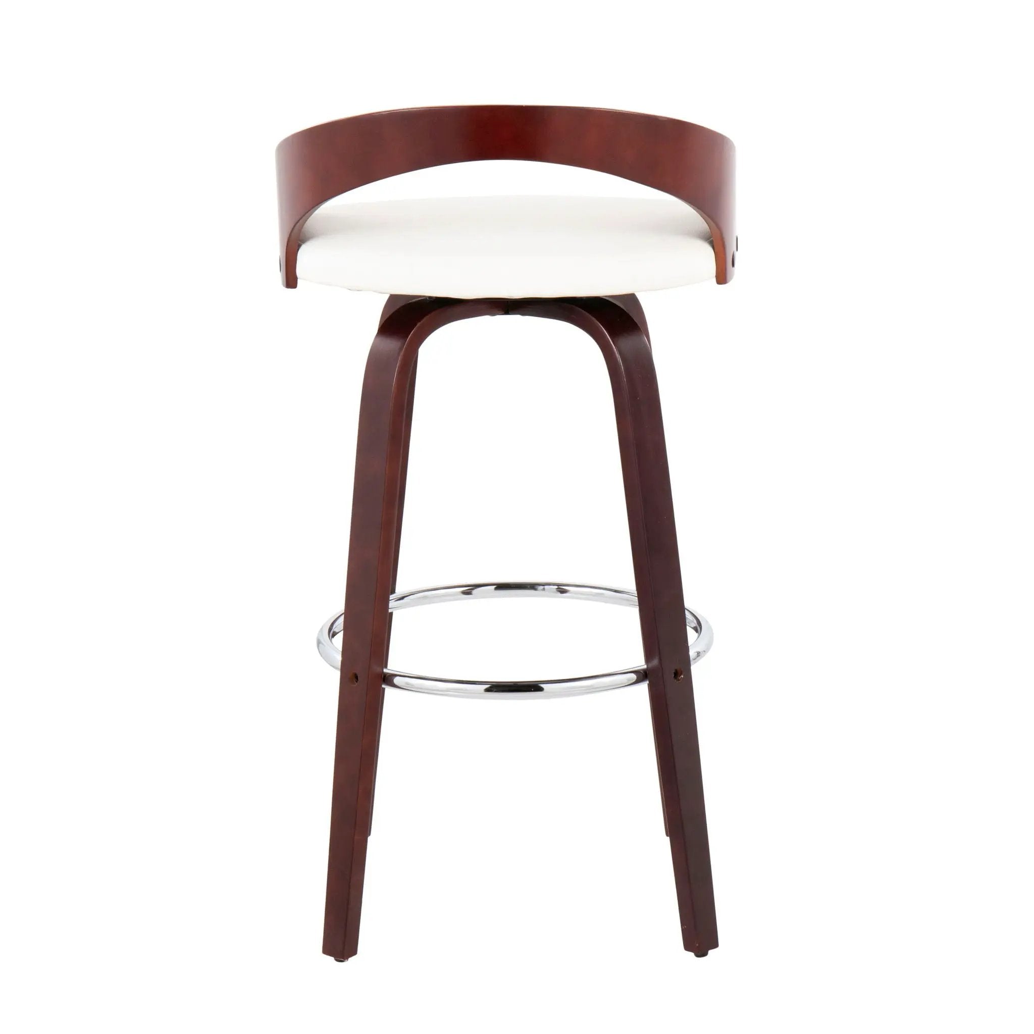 Grotto - Mid Century Elegant Design Modern Barstool With Swivel (Set of 2) by Unique Piece Furniture
