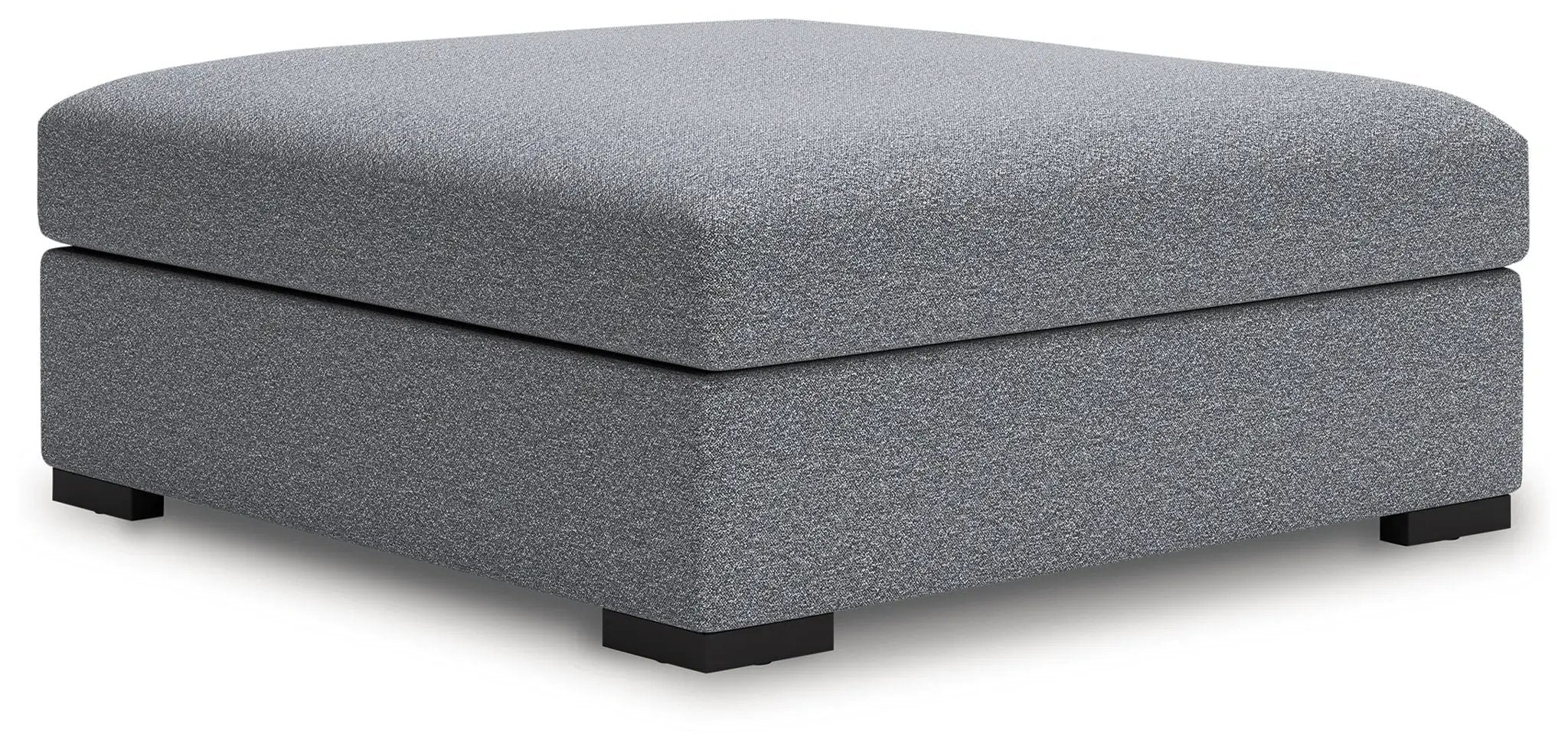 Bealton - Oversized Accent Ottoman - Salt And Pepper by Unique Piece Furniture