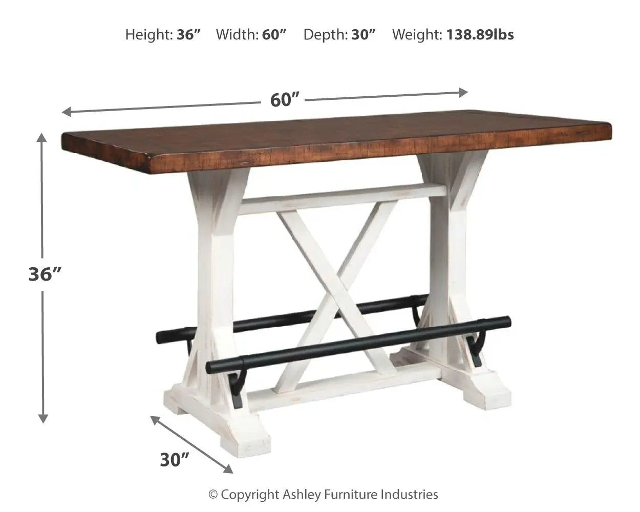 Valebeck - Counter Height Table Set by Unique Piece Furniture