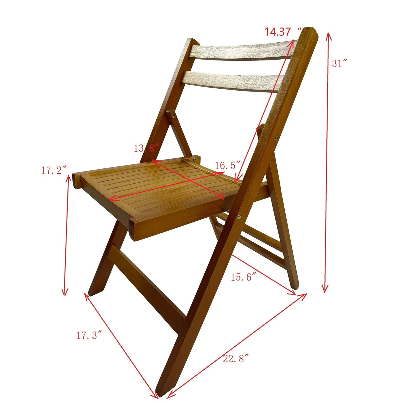 Folding Special Event Chair, Foldable Style (Set of 4) by Unique Piece Furniture