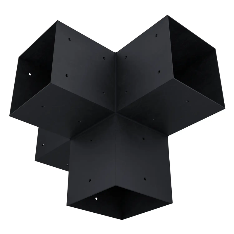 Pergola 4-Arm Post Bracket (for 6x6 Wood Posts) by Zen Pergolas