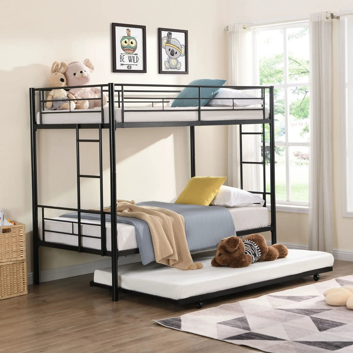 Bunk Bed With Trundle by Unique Piece Furniture