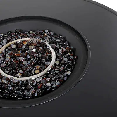 Darcy Aluminum Round Firepit Table by Outdoor-USA®