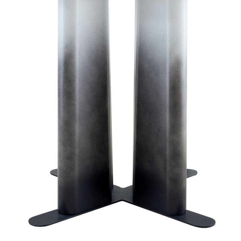 Round Dining Table With Cross Base, Modern Home Furniture