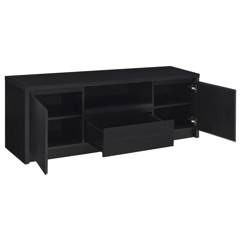 Winfield 60-inch 2-door TV Stand Media Console Black by Unique Piece Furniture