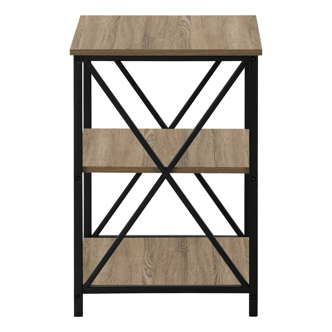 3 Tier Accent Table, Side Marble Look Contemporary & Modern by Unique Piece Furniture