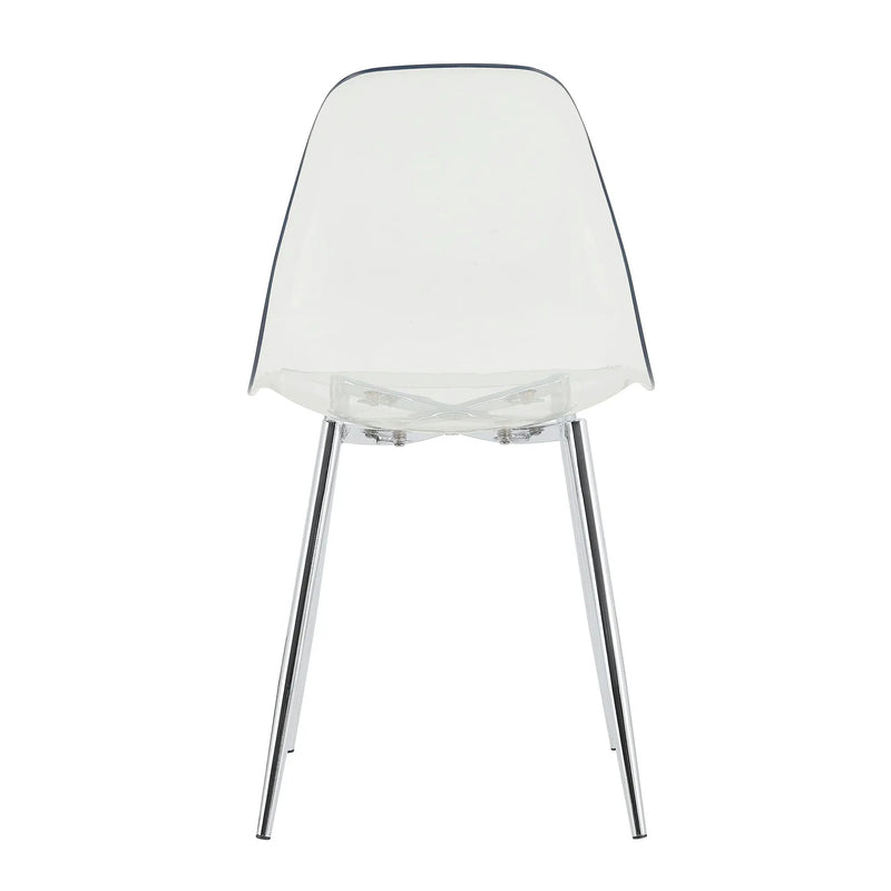 Modern Minimalist Transparent Dining Chair - 6-Piece Set by HouseOfZazla