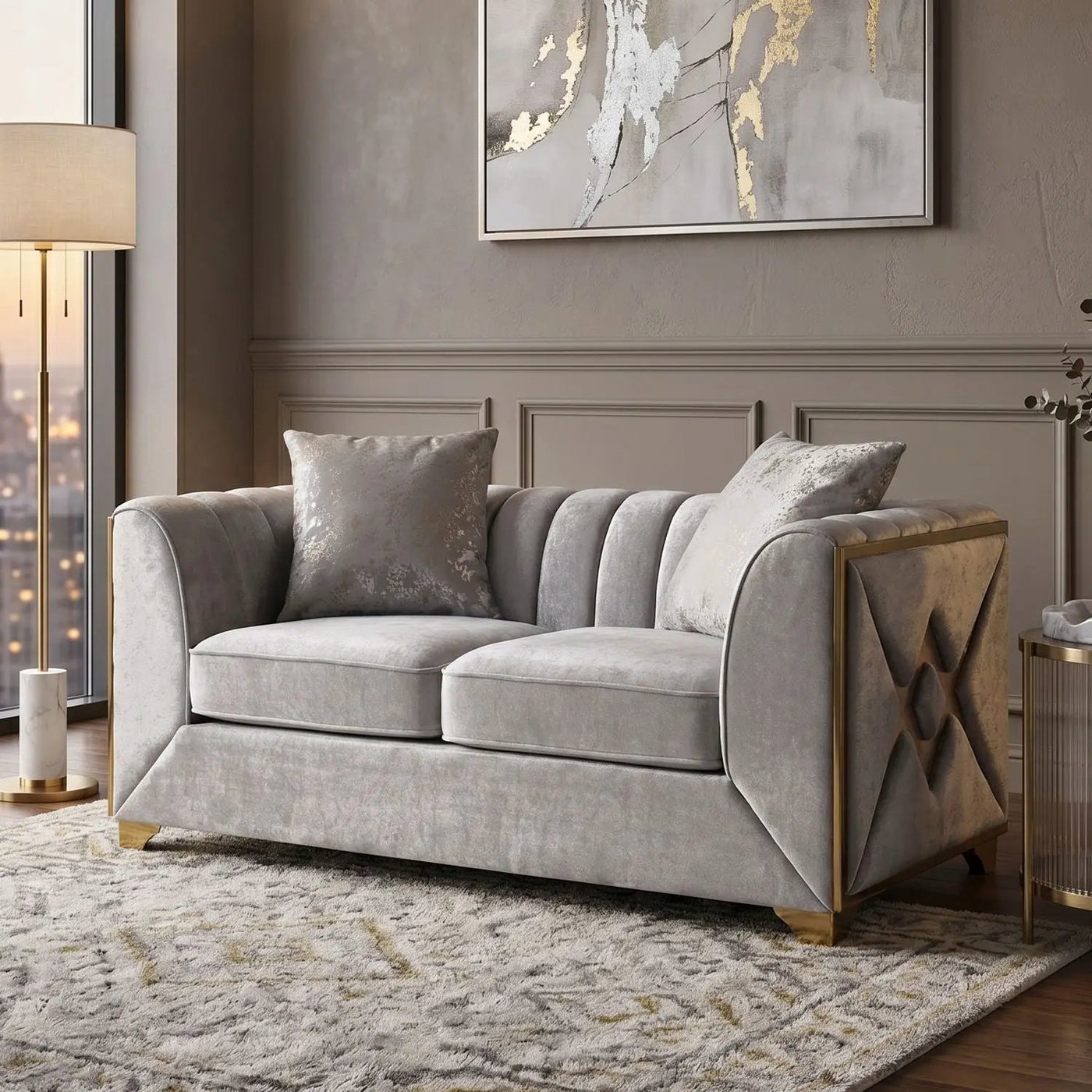 Velencia - Modern Style Loveseat by HouseOfZazla
