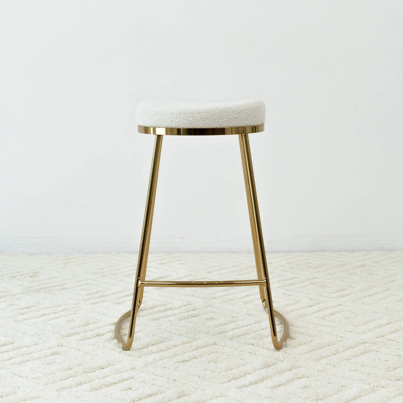 Jane - 26" Mid-Century Modern Luxury Upholstered Stool by Unique Piece Furniture