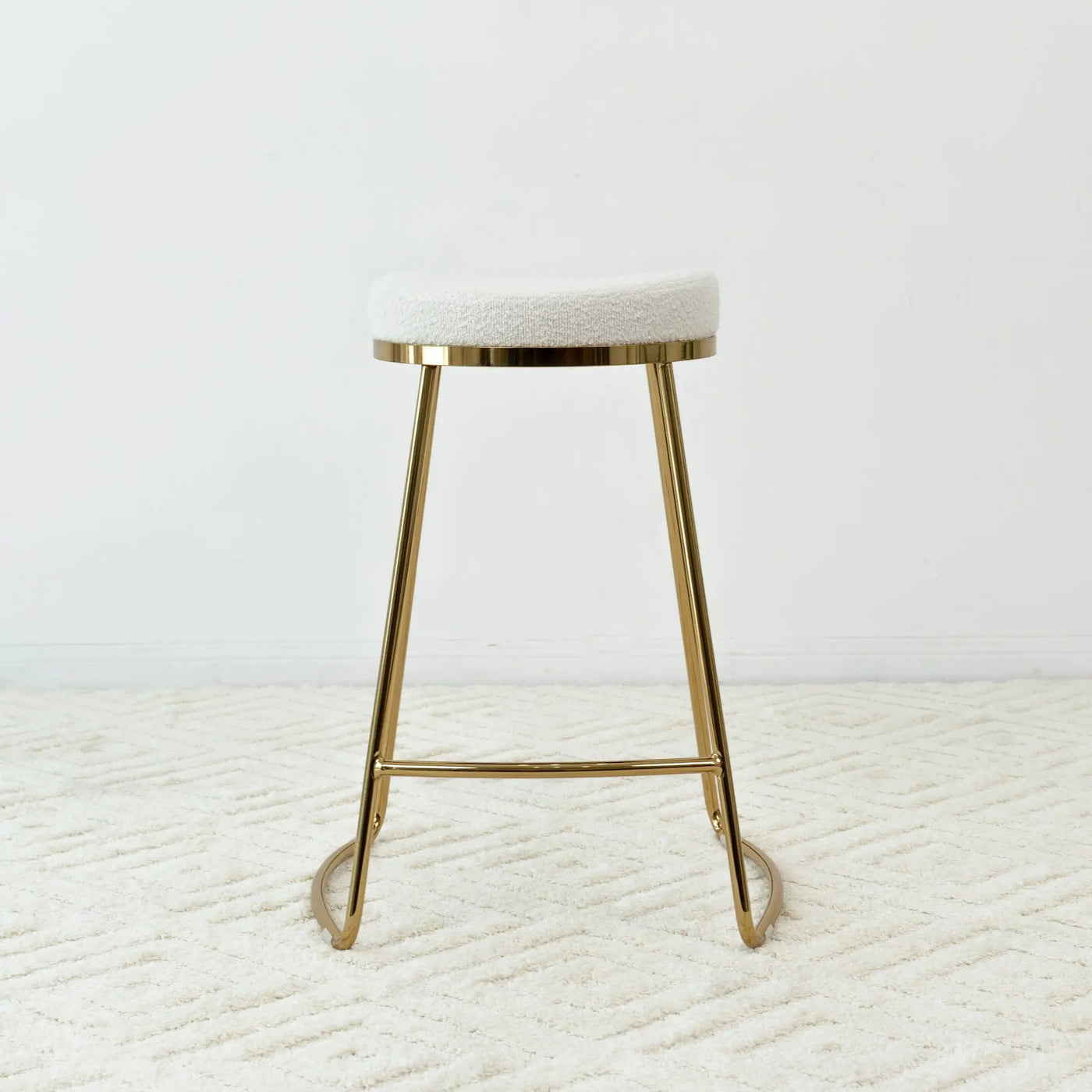 Jane - 26" Mid-Century Modern Luxury Upholstered Stool by Unique Piece Furniture