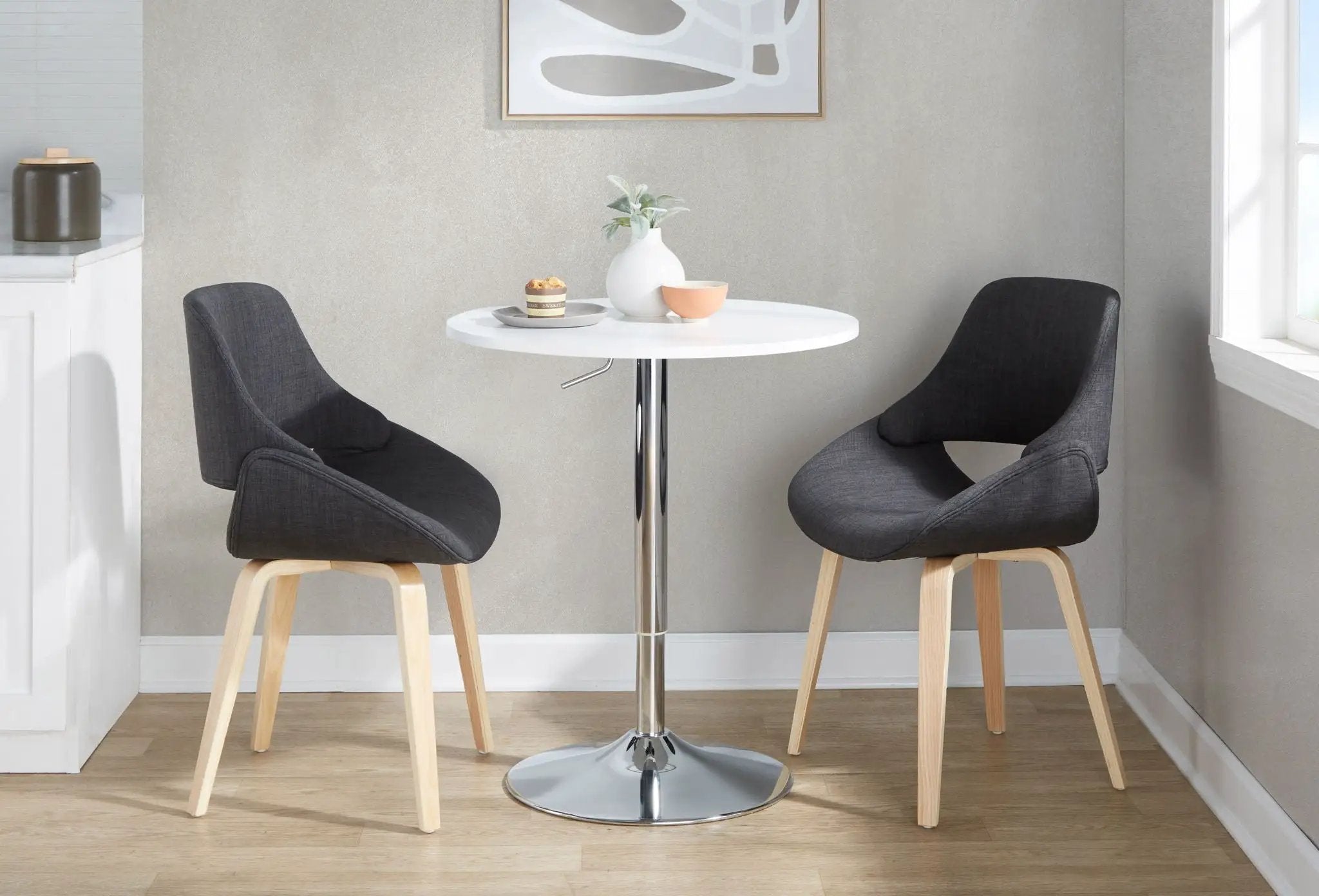 Elia - Contemporary Adjustable Bar Table by Unique Piece Furniture