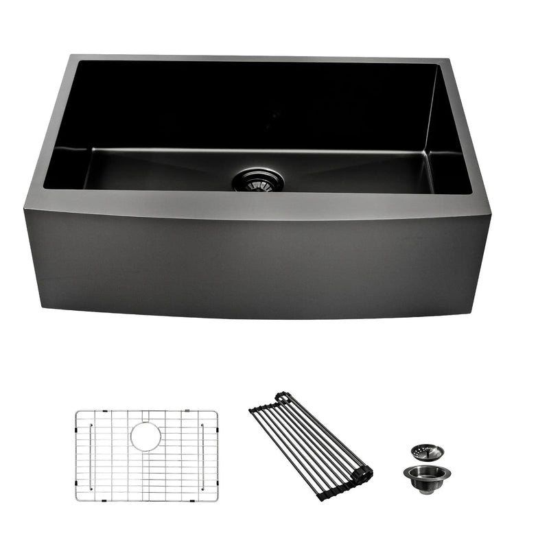 Farmhouse Kitchen Sink, Stainless Steel, Apron Front by HouseOfZazla