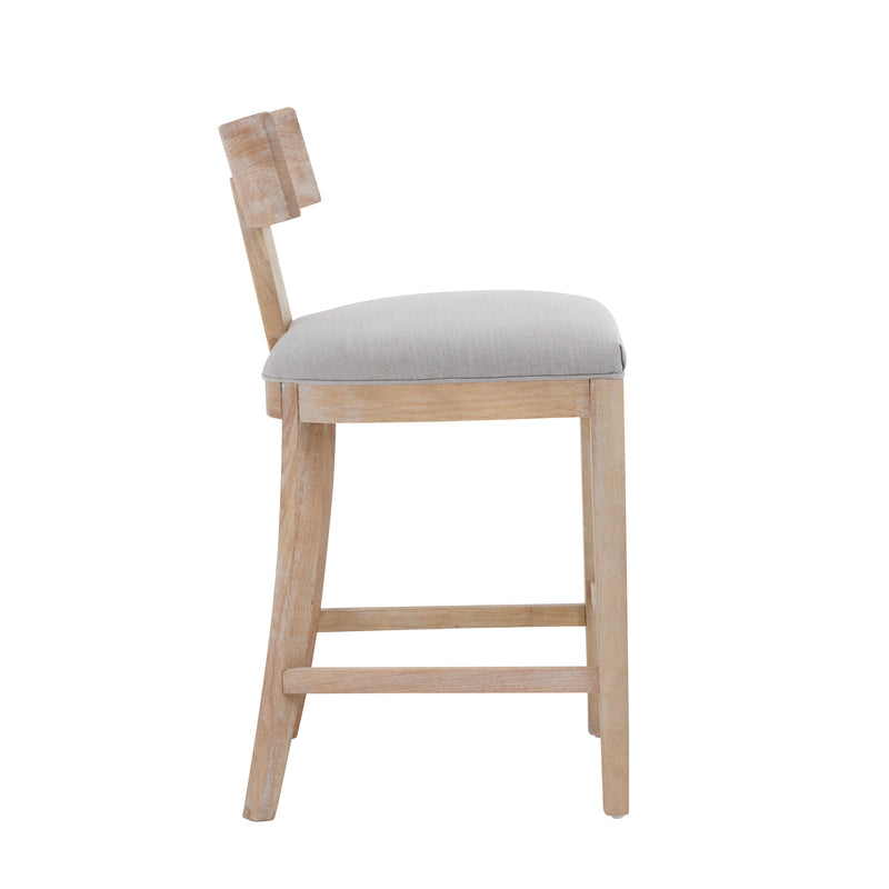 27" Counter Stools Set of 2, Upholstered Counter Height Bar Stools by HouseOfZazla