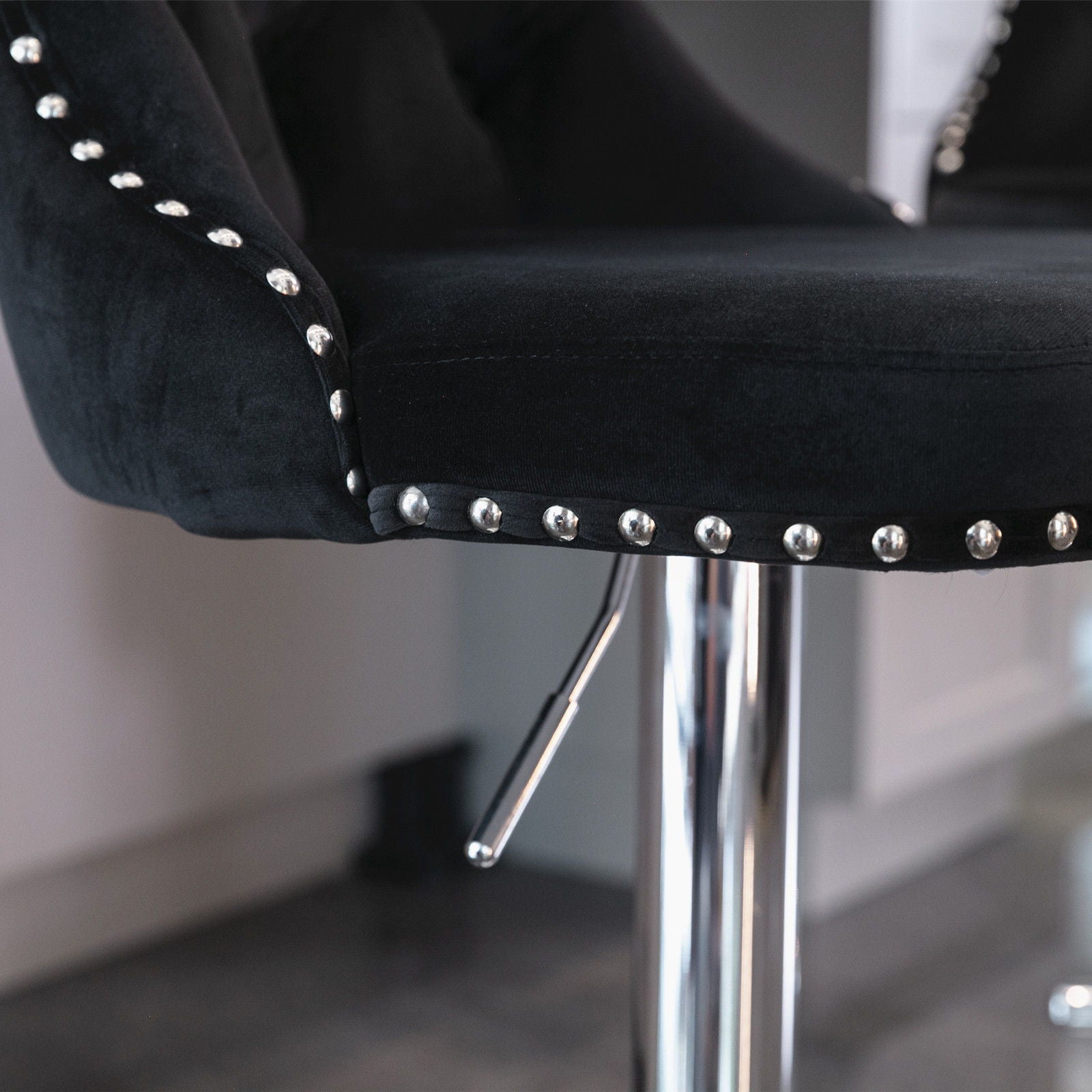 Swivel Adjustable Height Barstools Set of 2 by HouseOfZazla