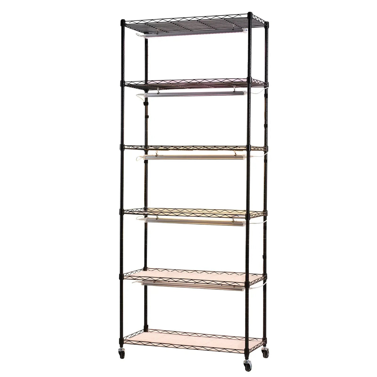 6-Tier Indoor Plant Shelf with Grow Light by HouseOfZazla