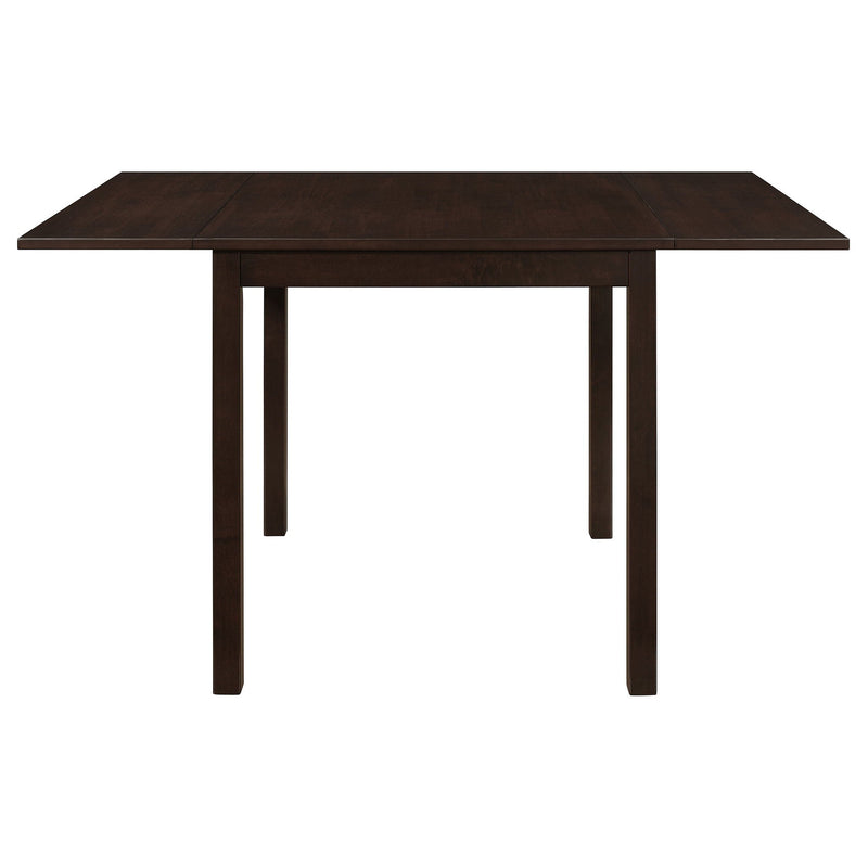 Vanetta - 3 Piece Dining Set With Drop Leaf Table And Chairs - Cappuccino by HouseOfZazla