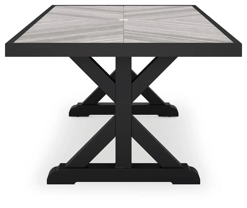 Beachcroft - Rect Dining Table W/Umb Opt by Unique Piece Furniture