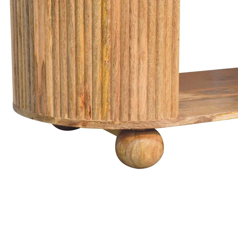 Soba - Ball Open Coffee Table - Oak by HouseOfZazla