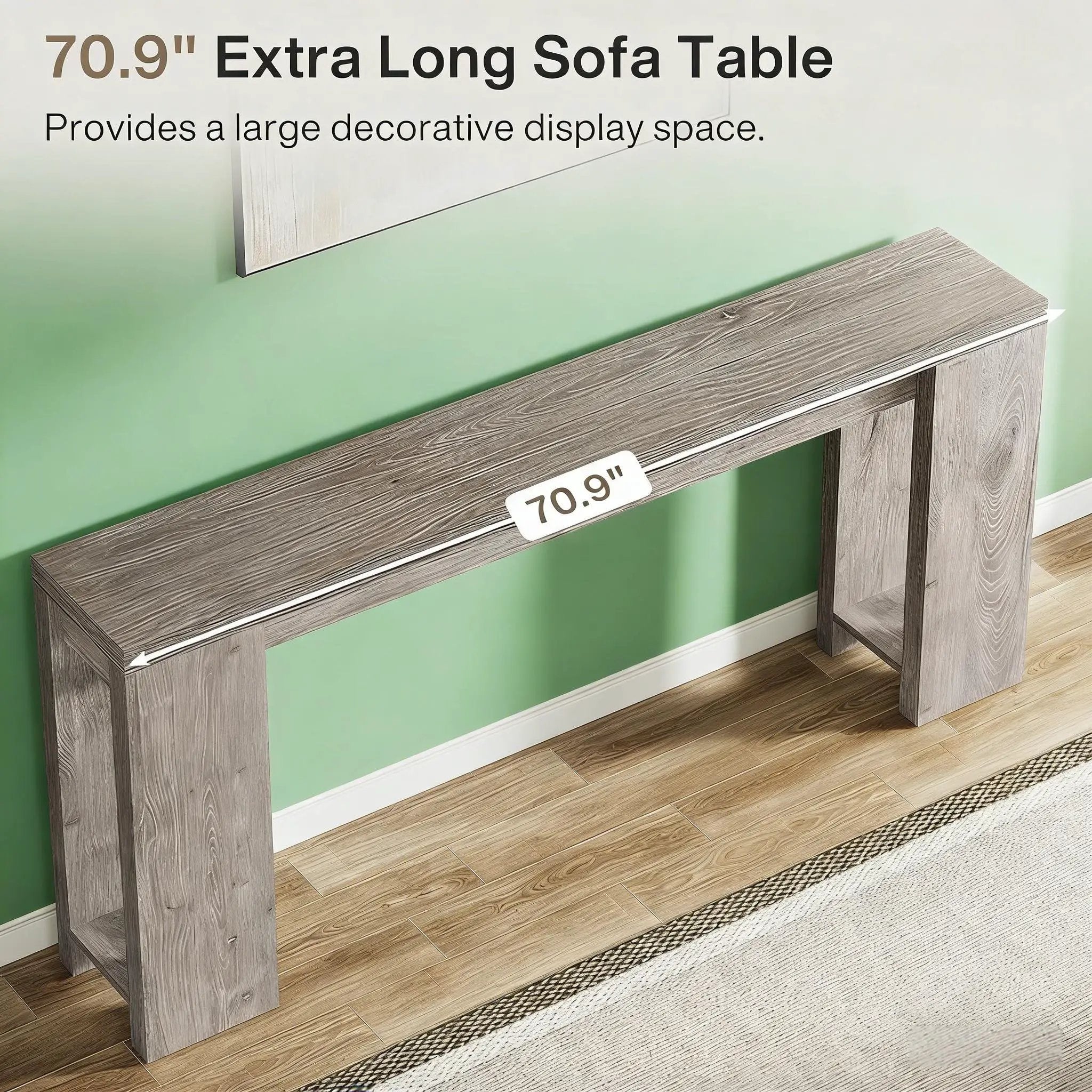Wood Entryway Console Table, Console Table, Side Table by HouseOfZazla