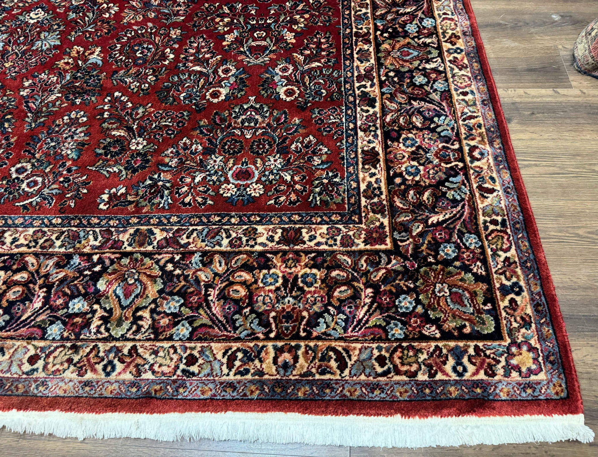 10x18 Karastan Sarouk Rug #785, Wool Large Palace Sized Vintage Karastan Carpet by Jewel Rugs