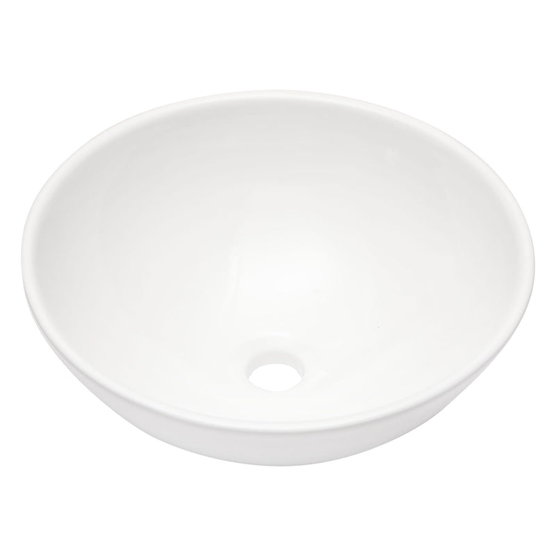 Modern Ceramic Circular Vessel Bathroom Sink by HouseOfZazla