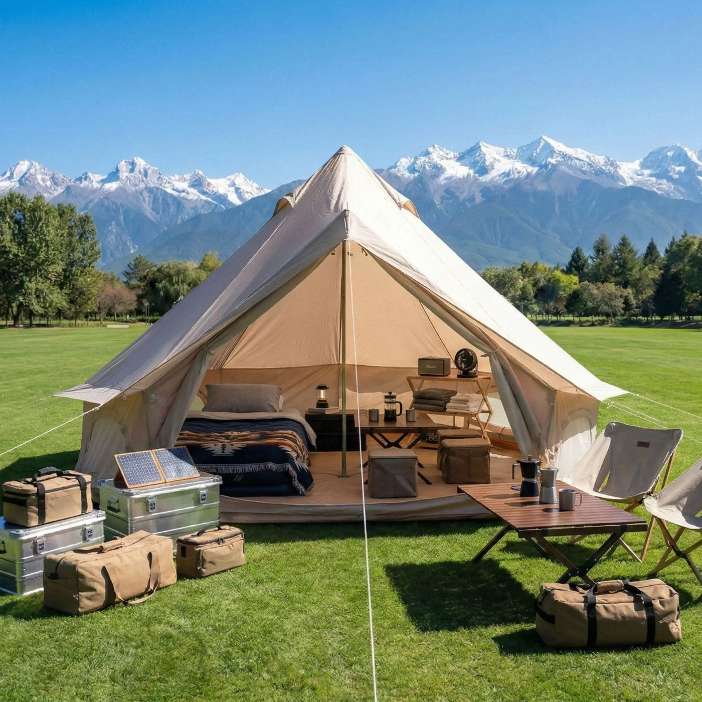 4 Season Bell Tent 9.8 FT by HouseOfZazla
