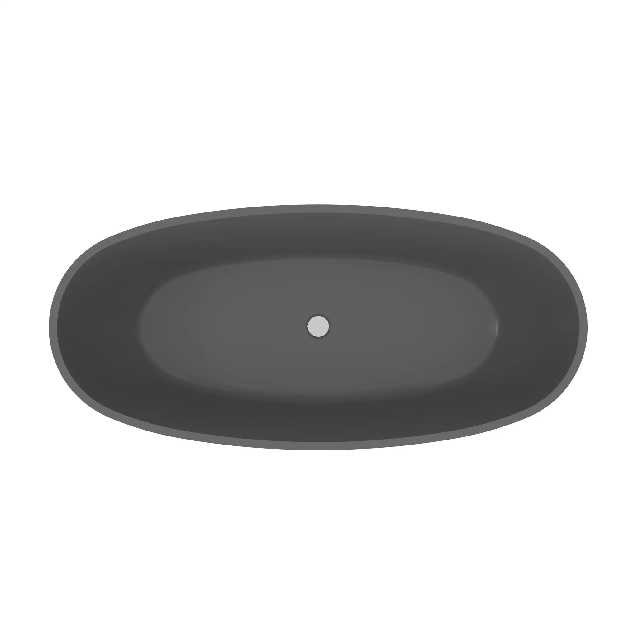 65.2 Inch Freestanding Solid Surface Soaking Bathtub by HouseOfZazla