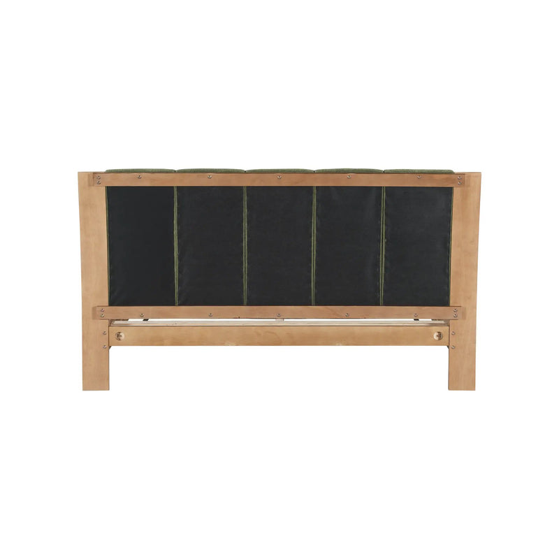 Premium Pine Wood Queen Bed Frame with Headboard by HouseOfZazla