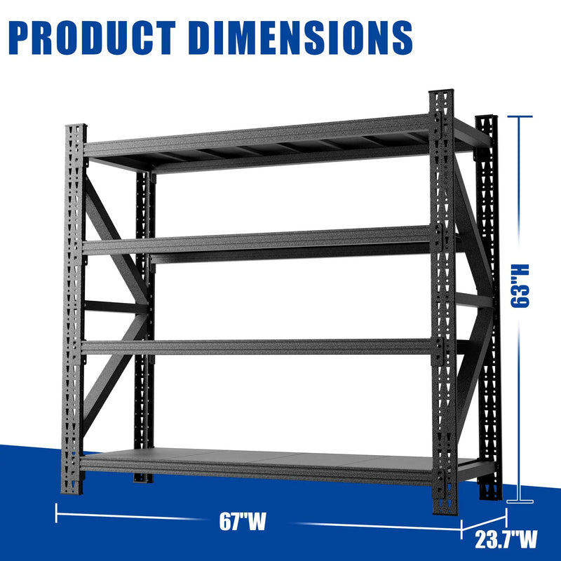 5000 lbs Heavy Duty Garage Shelving Unit by HouseOfZazla