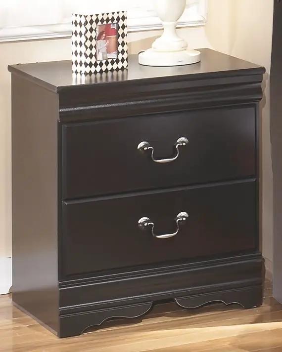 Huey Vineyard - Two Drawer Night Stand - Black by Unique Piece Furniture