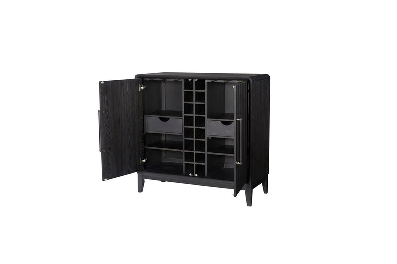 Ample Storage Bar Cabinet - Peppercorn by Unique Piece Furniture