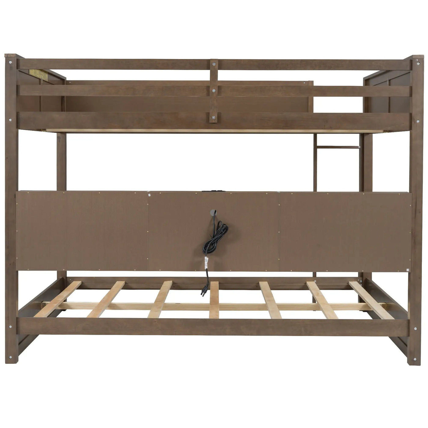 Bunk Bed With Storage Cabinets And USB Ports by HouseOfZazla